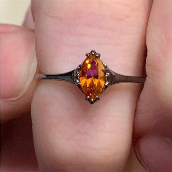 Fragrant Jewels Sterling Silver Wicked Dragon Satin Ring - Size 8 - Picture 4 of 11